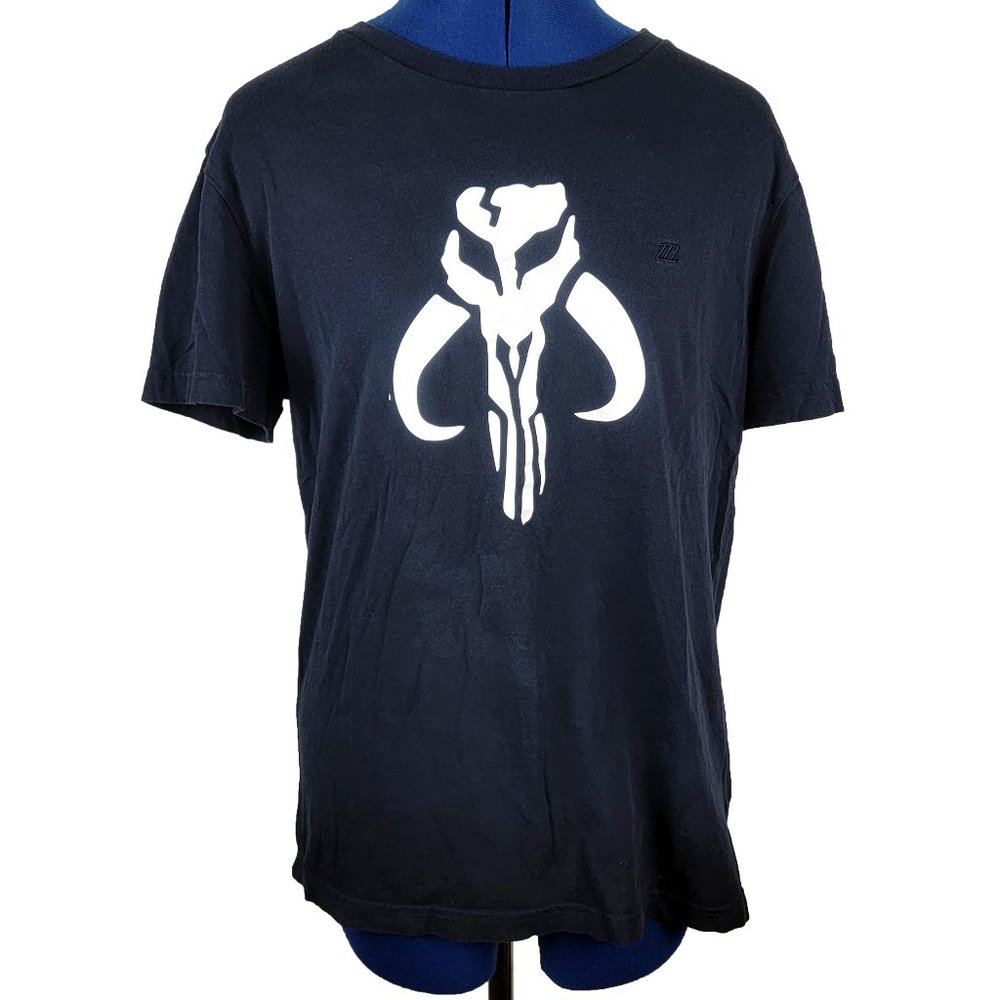 Zyia Active Lot of 2 Shirt Mandalorian Bounty Hunter Logo Shirts Size Small